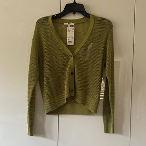 Uniqlo Light Green Women's Cardigan